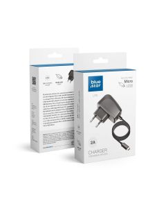 BLUE STAR LITE travel charger 2A 10W with cable Micro USB TFK-TC-1095B black