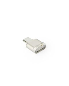 Card reader MicroSD for typ C silver