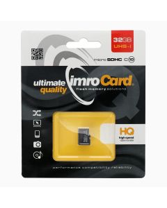 IMRO memory card microSD 32GB 100MB/s class10 UHS I