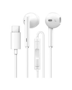 HUAWEI original wire earphones Type C with microphone CM33 white bulk