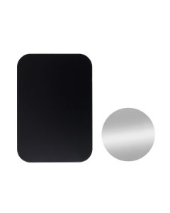 Badge for magnet car holder black and silver