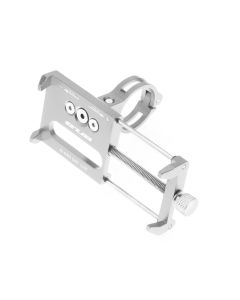 GUB bike holder for mobile phone G85 Aluminium silver