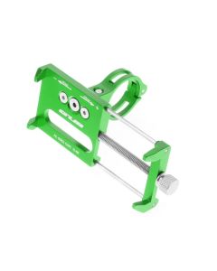 GUB bike holder for mobile phone G85 Aluminium green