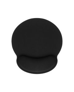 Ergonomic mousepad wrist support 250 x 230 x 25 mm black