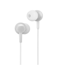 HOCO wire earphones Jack 3 5 mm with microphone M14 white