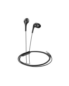 HOCO wire earphones Jack 3 5 mm with microphone M40 black