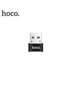 Adapter OTG USB A to USB C Hoco UA6 black