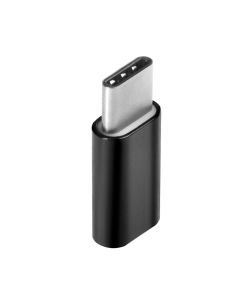 Adapter Micro USB (female) to Type C (male) black