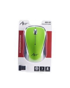 ART wireless computer mouse 2400 dpi AM-92 green