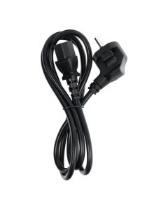 Power cable for computer PC / printer / monitor 230V 16A 1 5 m black