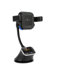 Car holder 4in1 (transmiter FM + wireles charger 10W + car speaker) MP3TR FM-09