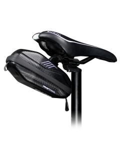 WILDMAN traveling bag under bicycle saddle with zipper E7S 0 8L black