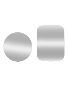 Badge for magnet car holder silver