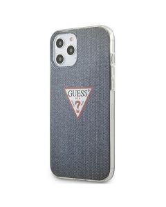 GUESS case for IPHONE 12 Pro Max GUHCP12LPCUJULDB (Jeans Collection) navy blue