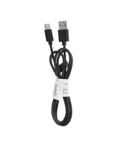 Cable USB A to Type C 2.0 C366 (connector long : 8mm) 1 m black