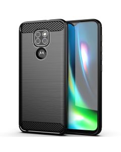 CARBON case for MOTOROLA Moto G9 PLAY / E7 PLUS black