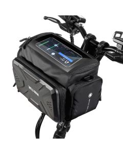 WILDMAN traveling bag for bike handlebars with zipper GS6 4L ( 4 - 7 ) black