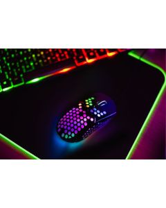 ART wire computer mouse USB A dpi with light AM-99 black