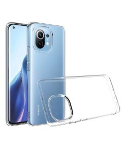 BACK CASE ULTRA SLIM 0 5 mm forXiaomi Mi 11 Lite 5G / Mi 11 Lite LTE ( 4G ) transparent