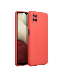 SILICONE case for SAMSUNG A12 peach