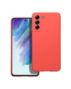 SILICONE case for SAMSUNG S21 FE peach