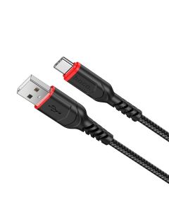 Cable USB A to USB C Hoco QC 3A 1 m X59 black