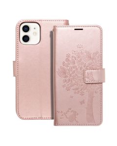 MEZZO Book case for IPHONE 12 / 12 PRO tree rose gold