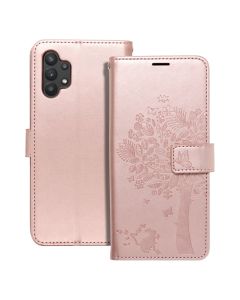 MEZZO Book case for SAMSUNG A32 LTE ( 4G ) tree rose gold