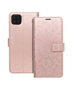 MEZZO Book case for SAMSUNG A22 5G mandala rose gold
