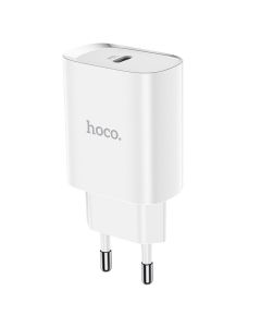 Phone charger Hoco USB C PD 20W N14 white