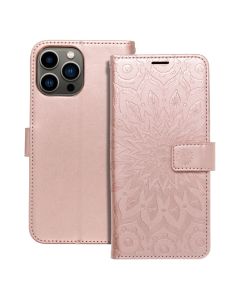 MEZZO Book case for IPHONE 13 PRO MAX mandala rose gold