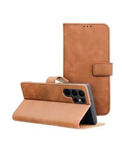 TENDER Book Case for SAMSUNG S22 Ultra brown