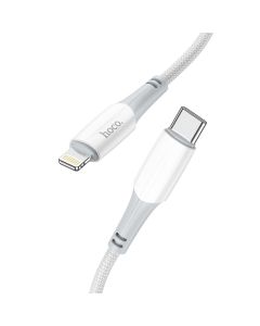 Cable USB C to Lightning Hoco PD 3A 20W 1 m X70 white