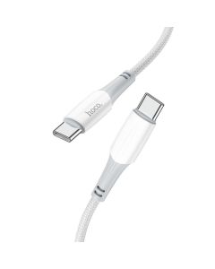 Cable USB C to USB C Hoco 3A 60W 1 m X70 white