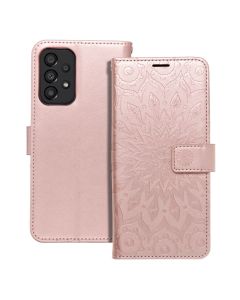 MEZZO Book case for SAMSUNG A33 5G mandala rose gold