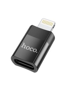 Adapter USB C to Lightning Hoco UA17 black