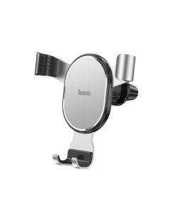 Gravity car phone holder Hoco air vent CA56 PLUS silver metallic