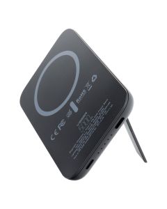 Powerbank Veger MagOn Kick (V0553P / W0553P) PD QC3.0 2A 20W 5000 mAh with wireless charging black