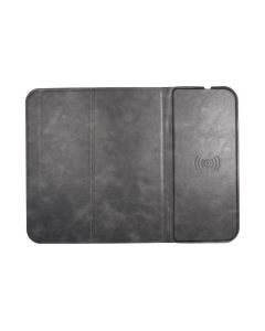 Mouse pad with wireless charger 15W OJD-82 brown grey