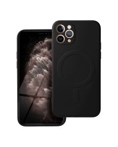 SILICONE MAG COVER case compatible with MagSafe for IPHONE 11 Pro black