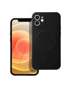 SILICONE MAG COVER case compatible with MagSafe for IPHONE 12 black