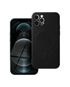 SILICONE MAG COVER case compatible with MagSafe for IPHONE 12 Pro black