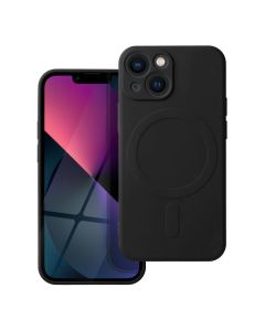 SILICONE MAG COVER case compatible with MagSafe for IPHONE 13 Mini black