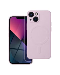 SILICONE MAG COVER case compatible with MagSafe for IPHONE 13 Mini pink