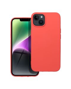 SILICONE case for IPHONE 14 peach