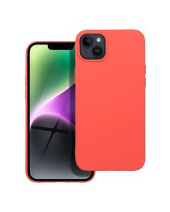 SILICONE case for IPHONE 14 Plus peach