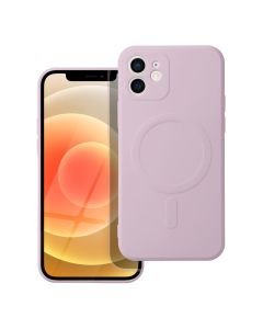 SILICONE MAG COVER case compatible with MagSafe for IPHONE 12 Mini pink