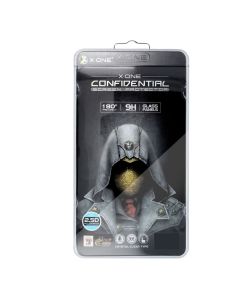 X-ONE Full Cover Extra Strong Privacy - for iPhone 13/13 Pro/14/16e 6 1 (full glue) tempered glass 9H