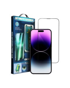 5D Full Glue Tempered Glass for iPhone Xs / 11 Pro black + applicator
