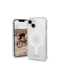 UAG Urban Armor Gear case ESSENTIAL ARMOR compatible with MagSafe for IPHONE 14 Plus frosted ice